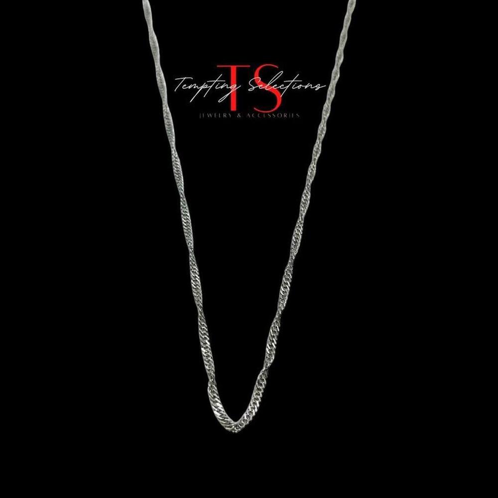 Thin Soft Twisted Cuban Link 9b43